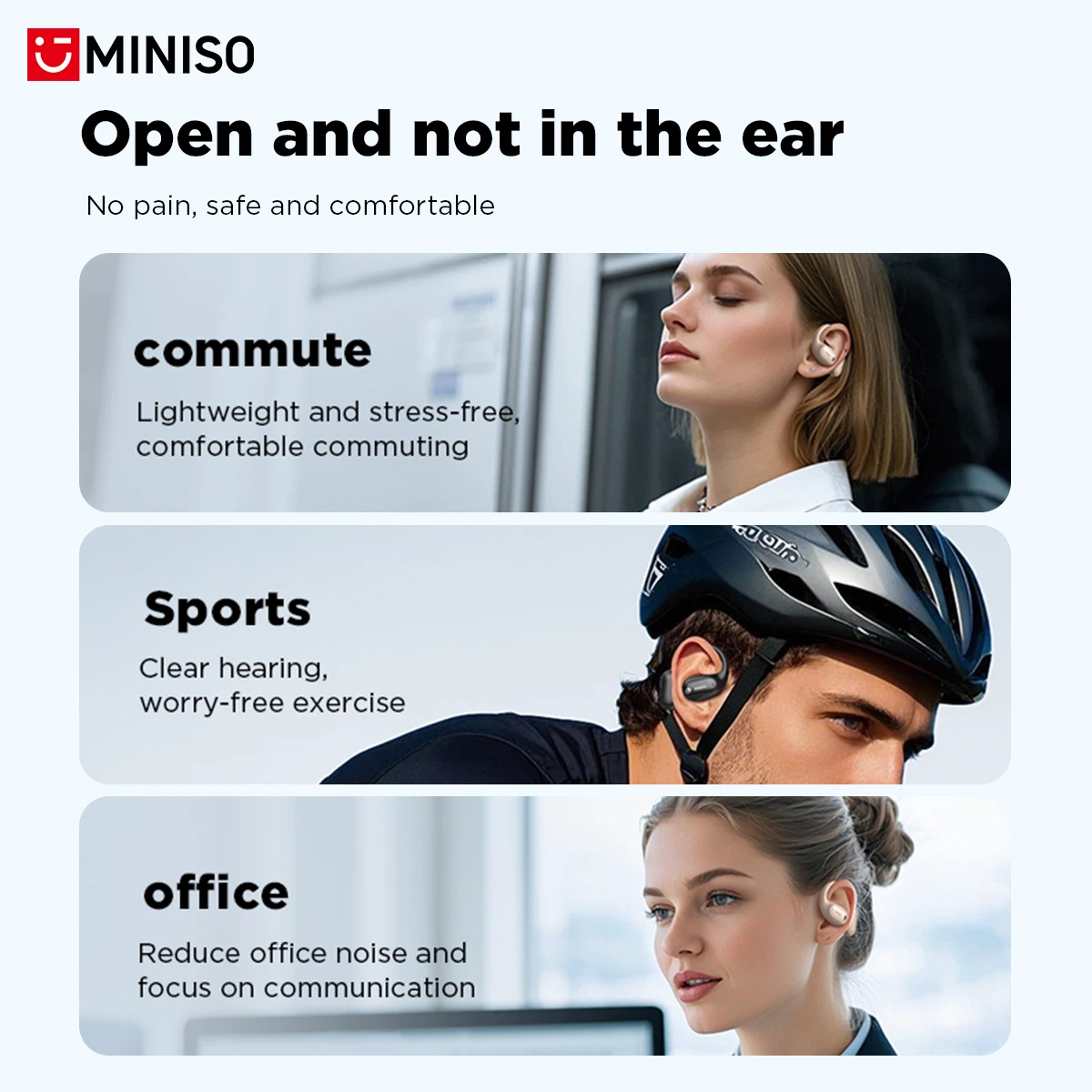 MINISO MS190: Fones de ouvido  - Bluetooth Headset On Ear avaliação e preço