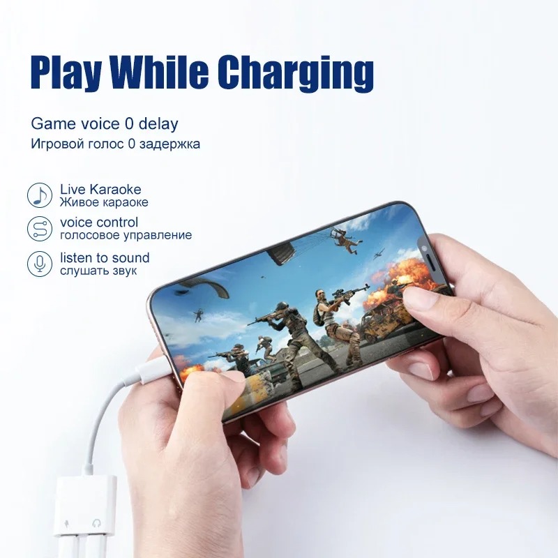 Adaptador de áudio para iPhone - Earphone Splitter Jack avaliação e preço